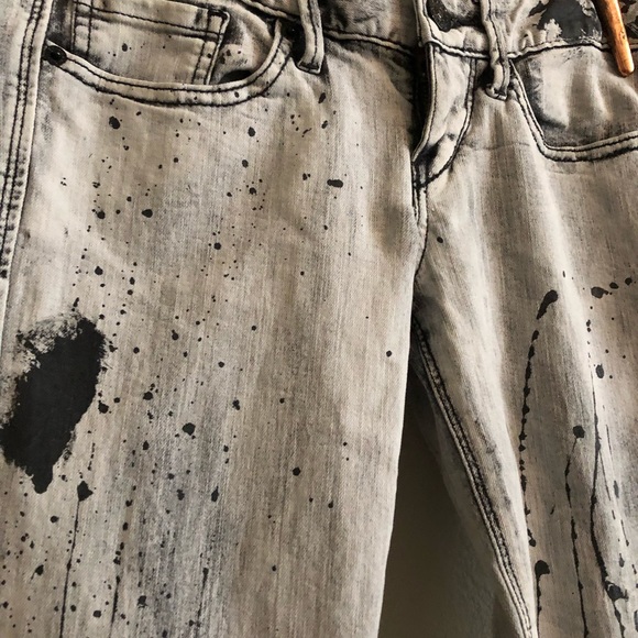 Express paint splatter skinny jeans - Picture 2 of 7